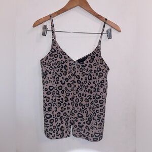 Sanctuary leopard print blouse tank